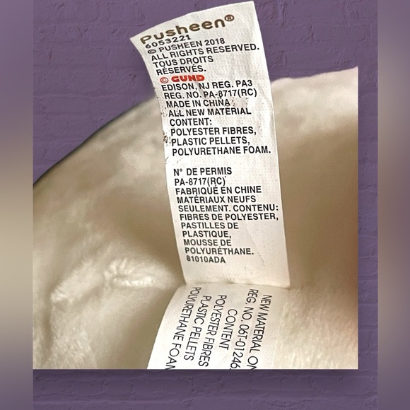 2018 White Pusheen Pusheenicorn Unicorn Cat Plush Stuffed Animal w/ Moon 10" - Picture 6 of 8